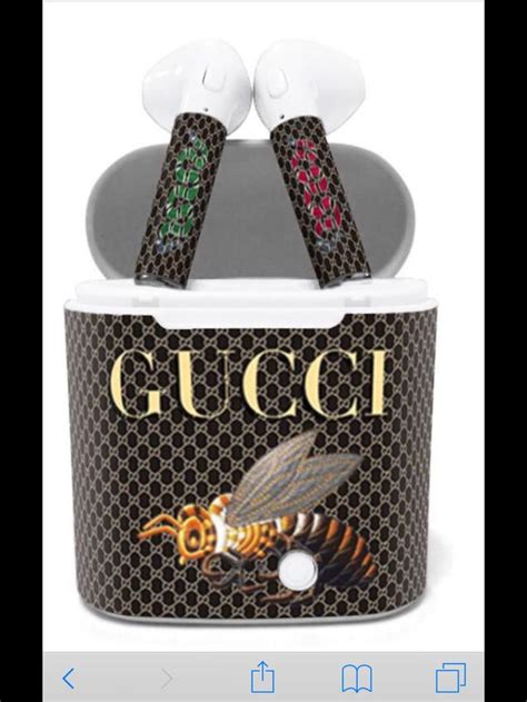 airpods custom gucci.